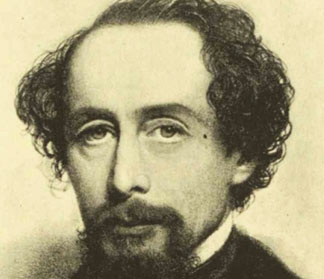 Charles Dickens in 1858.