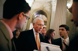 Sen. Orrin Hatch (R-UT), seen at the U.S. Capitol, wants the states to be in the driver's seat on health policy.
