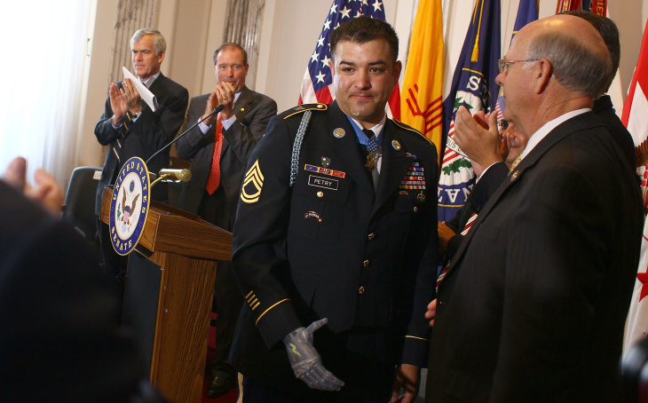Army Chief Of Staff Gen. Odierno Holds Ceremony For Medal of Honor Recipient Sgt. Petry