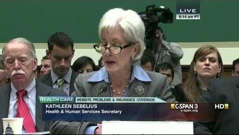Secretary Sebelius Opening Statement with Apology (C-SPAN)
