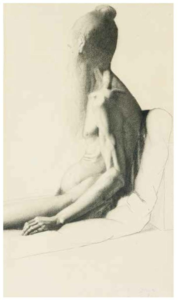 "Indian Beggar," a painting by Georges Seurat that has been acquired by the Getty Museum.