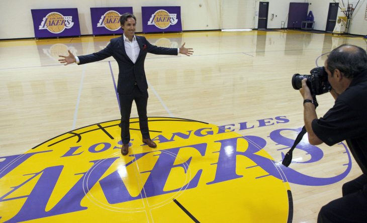 Lakers Nash Basketball