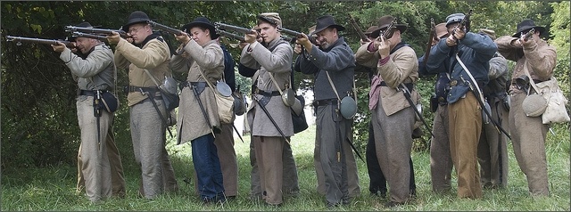 Civil war reenactment