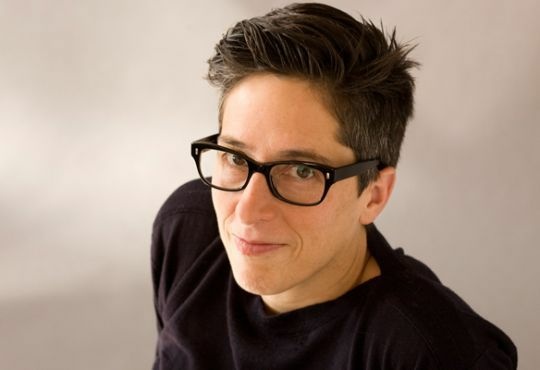 Portrait of graphic novelist Alison Bechdel