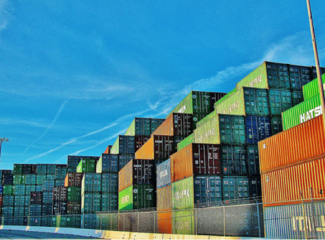 shipping containers port of los angeles