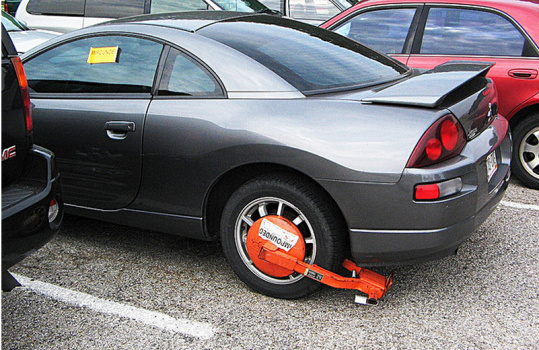 car impound boot