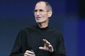 File photo: Apple CEO Steve Jobs speaks during an Apple special event at the company's headquarters on October 20, 2010 in Cupertino, California.