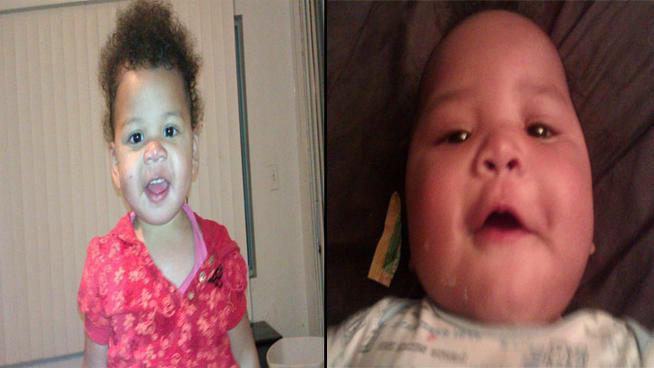 Photos of missing children believed to have been abducted by their father after a shooting at the Sportsmen's Lodge in Studio City early Monday morning.