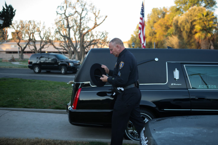 Michael Crain Funeral Dorner Shooting Riverside