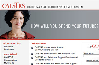 CalSTRS homepage