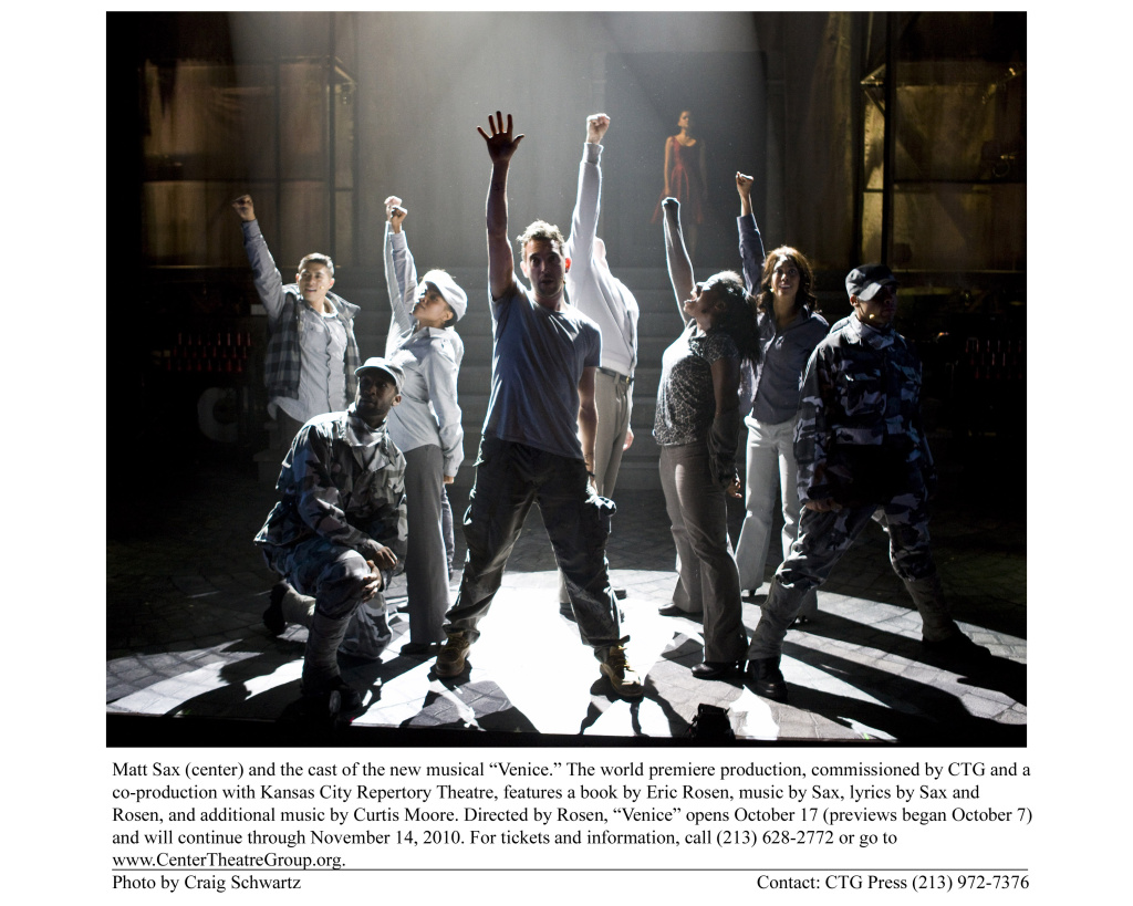 The cast of the new musical "Venice"