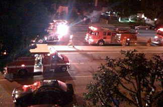 A neighbor photographed the aftermath of a crash shortly after midnight Oct. 16 in Venice that led to the death of a 25-year-old woman.