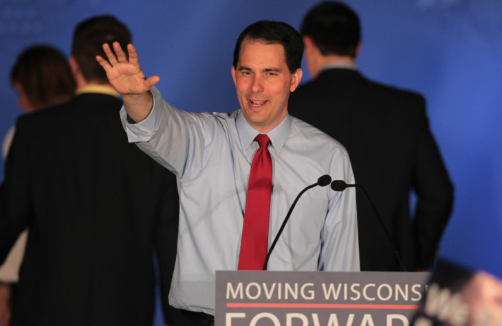 Wisconsin Gov. Walker Holds Recall Election Night Gathering