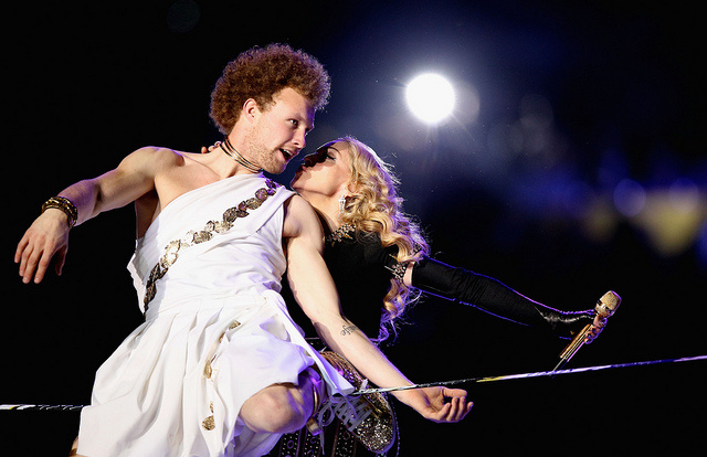 Madonna's performance at the 2012 Super Bowl half time show. (c/o Beacon Radio)