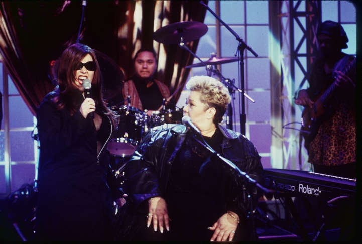 Etta James Singing With Roseanne Airs February 9 In National Syndication Photo By Rick Rowell