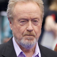 English Director Sir Ridley Scott arrive