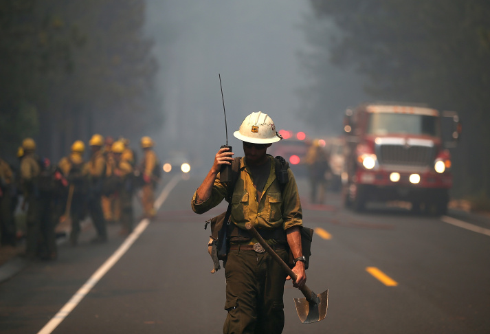 Rim Fire Burns Near Yosemite National Park