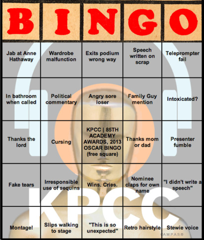oscar bingo