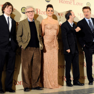 (From L) Us actor Jesse Eisemberg, US fi