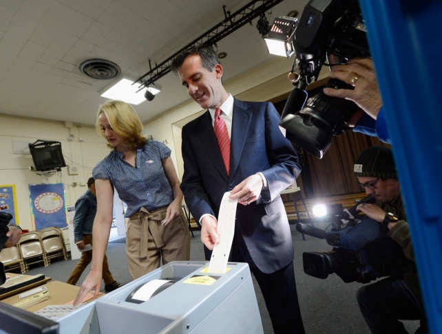 Mayoral Election Held In Los Angeles