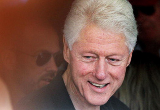RHINEBECK, NY - JULY 30: Former U.S. President Bill Clinton leaves a restaurant after having lunch in the town where his daughter Chelsea Clinton plans to marry July 30, 2010 in Rhinebeck, New York. July 30, 2010 in Rhinebeck, New York.