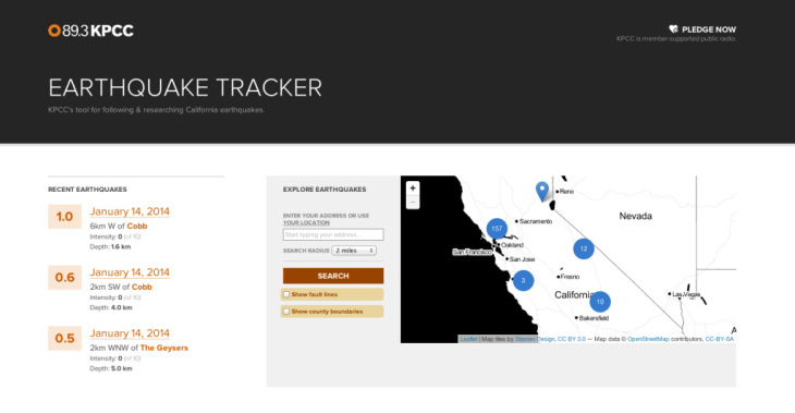 Earthquake Tracker