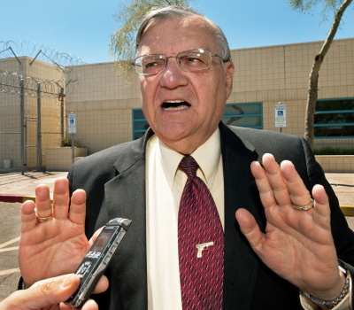 (FILES) Maricopa County Sheriff Joe Arpa