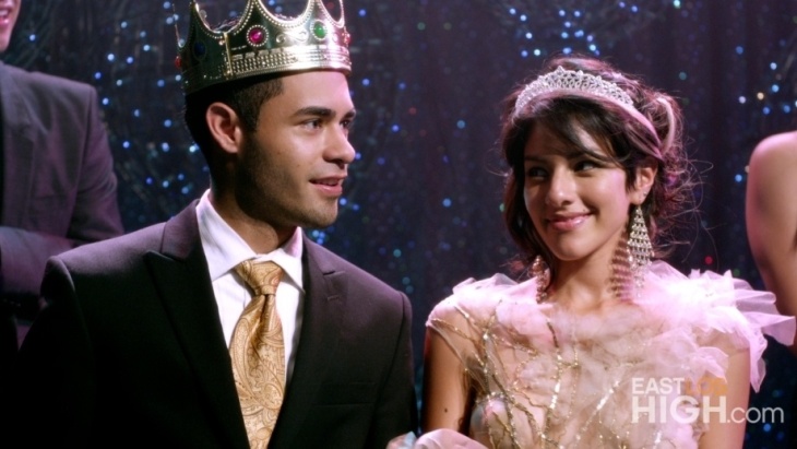 Jacob and Vanessa are crowned king and queen of the homecoming dance on the first episode of gritty high school drama East Los High.