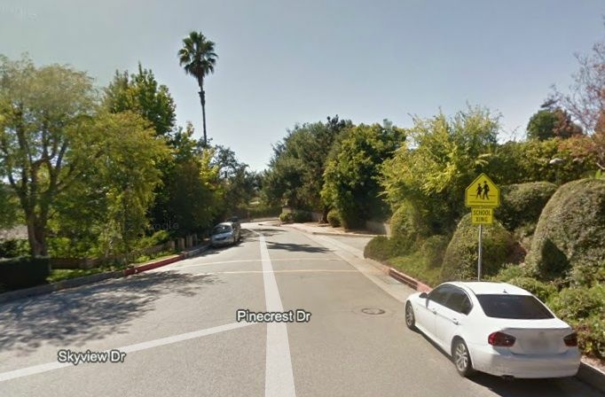 Aveson Charter School located at 1919 Pinecrest Drive in Altadena was put on security alert because of a bear.
