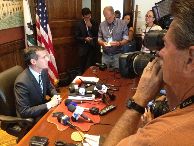 Eric Garcetti office