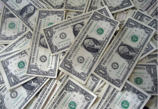 piles of cash