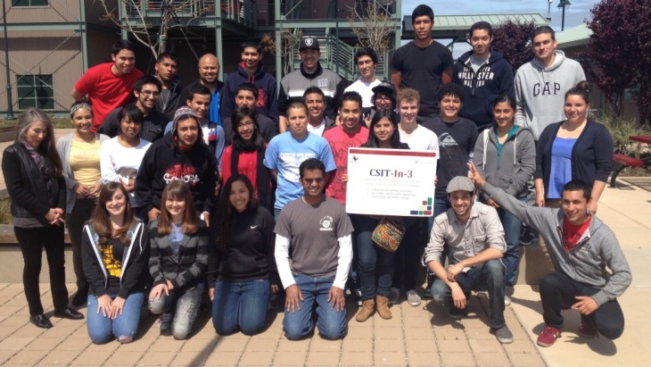 The inaugural class of the Computer Science and Information Technology program, scheduled to graduate in 2016.