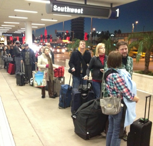 LAX Holiday travelers 2012