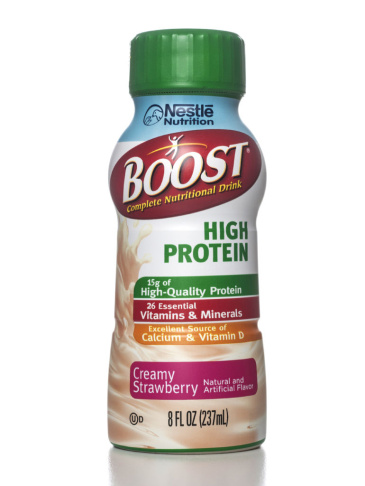 Nestle makes a range of products under the Boost brand marketed as liquid nutritional supplements or meal replacements. But nutritionists say they can't compete with all the benefits of eating real food.