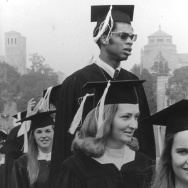 Lew Alcindor (later Kareem Abdul Jabbar) at his 1969 UCLA graduation. 
