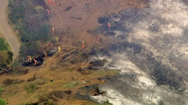 Monrovia Brush Fire