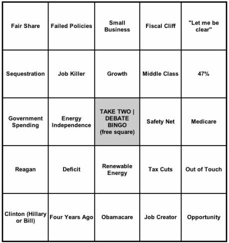 Debate Bingo