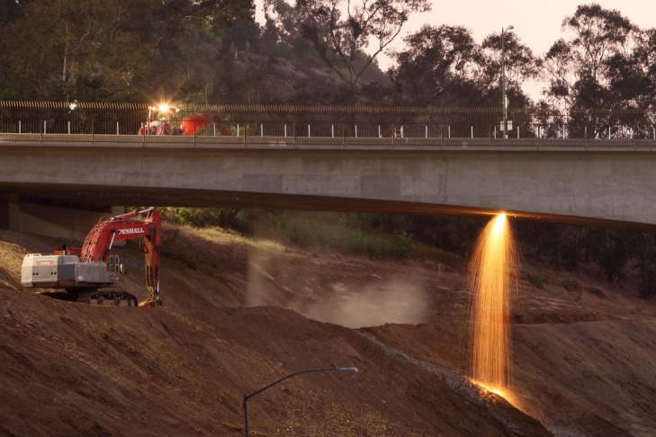 Carmageddon 2 bridge work in 2011