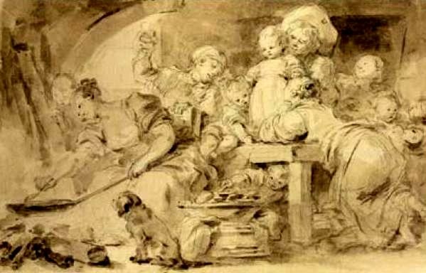 The Pancake Maker , 1782. Jean-Honoré Fragonard (French, ca. 1732–1806).