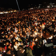 Penn State Students Hold Candle Light Vigil For Abused Victims