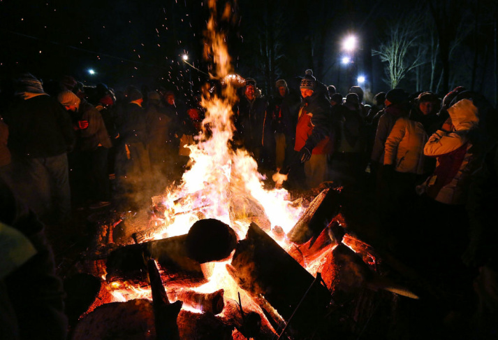 Annual Groundhog's Day Ritual Held In Punxsutawney, Pennsylvania