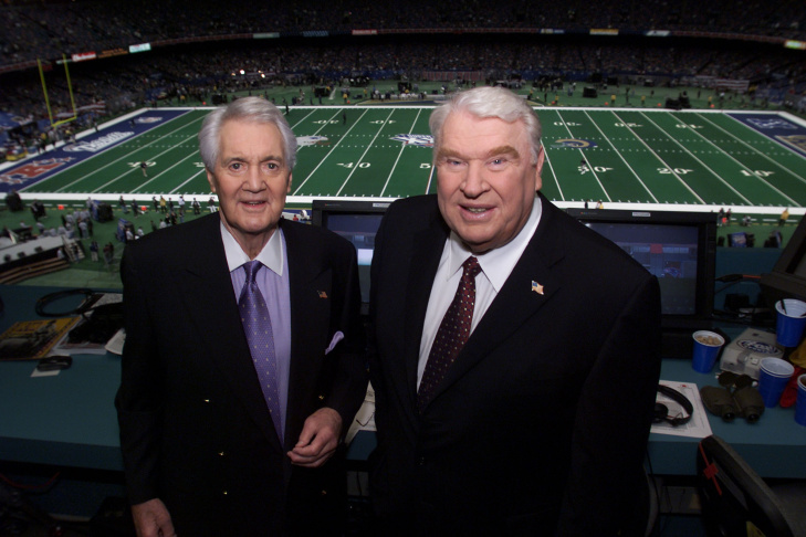 Super Bowl XXXVI - Pat Summerall & John Madden