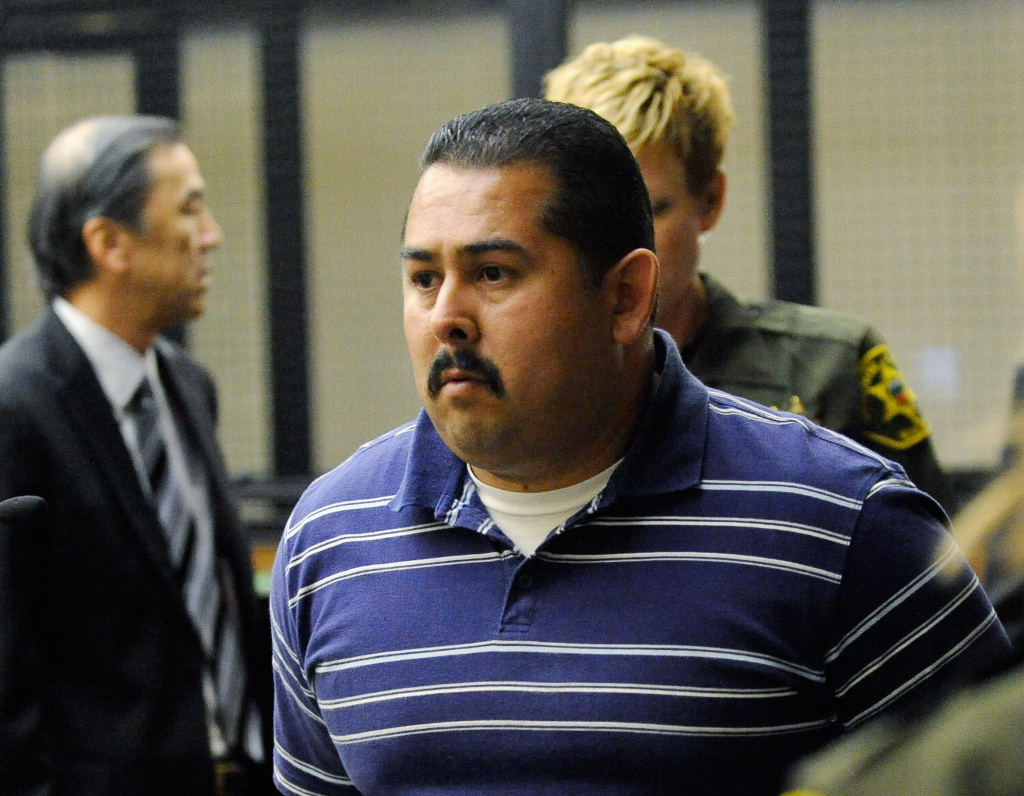 Fullerton police officer Manuel Ramos was charged with second-degree murder and involuntary manslaughter for the death of Kelly Thomas, a schizophrenic homeless man who died after altercation with several police officers.