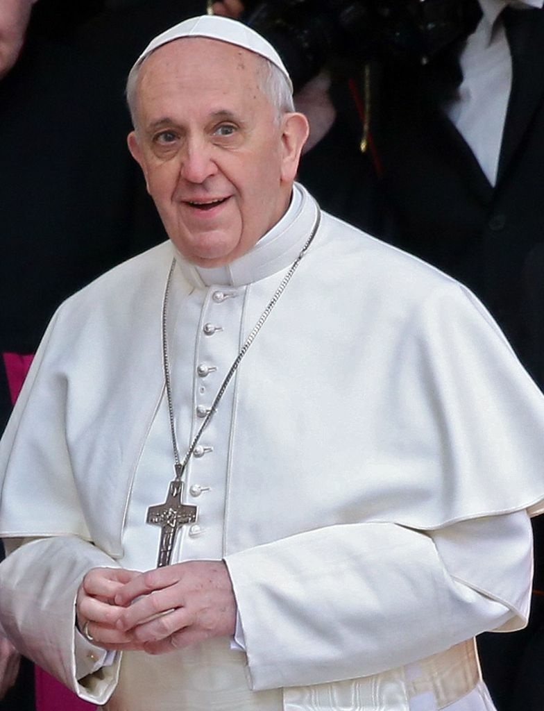 Pope Francis on Thursday as he left Rome's Santa Maria Maggiore Basilica