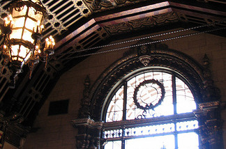 Interior of the Millennium Biltmore Hotel in Los Angeles, Calif.