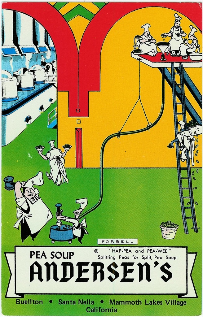The comedy duo Bob & Ray developed Andersen's famous duo, Hap Pea and Pea Wee, still going strong 50 years later.