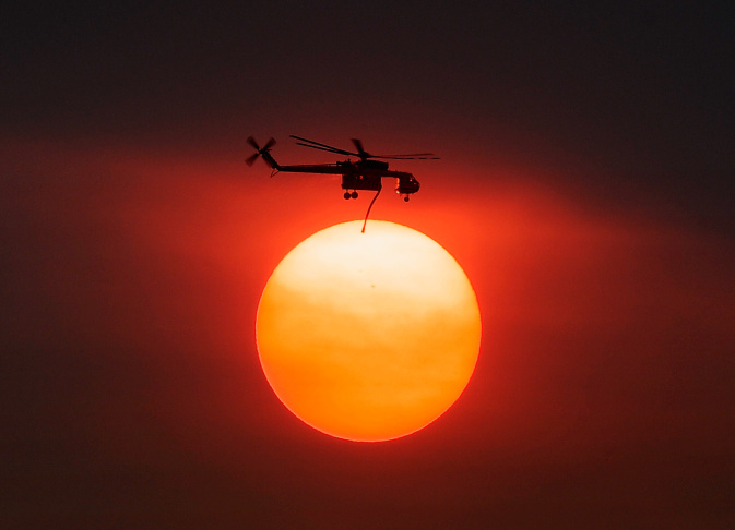 Mountain Fire In Southern California Grows In Strength