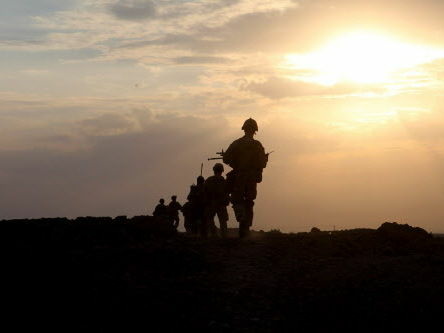 File: U.S. Marines with 1st Platoon, Company I, 3rd Battalion, 5th Marines (3/5), Regimental Combat Team 2, in Afghanistan.