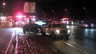 Crash on US 101 in the rain