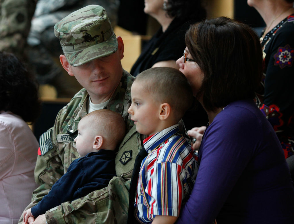 A soldier of the U.S. Army V Corps at the U.S. Army base in Wiesbaden, Germany. Many members of the military depended on the Tuition Assistance program to help better their lives with college degrees. Today, Congress voted to reinstate the program, which had been a victim of sequestration cuts.